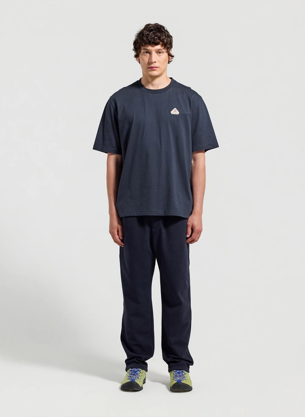 Unisex organic cotton t-shirt Pyrenex Classic navy blue