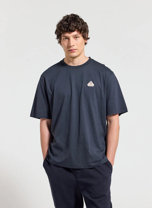 Unisex organic cotton t-shirt Pyrenex Classic navy blue