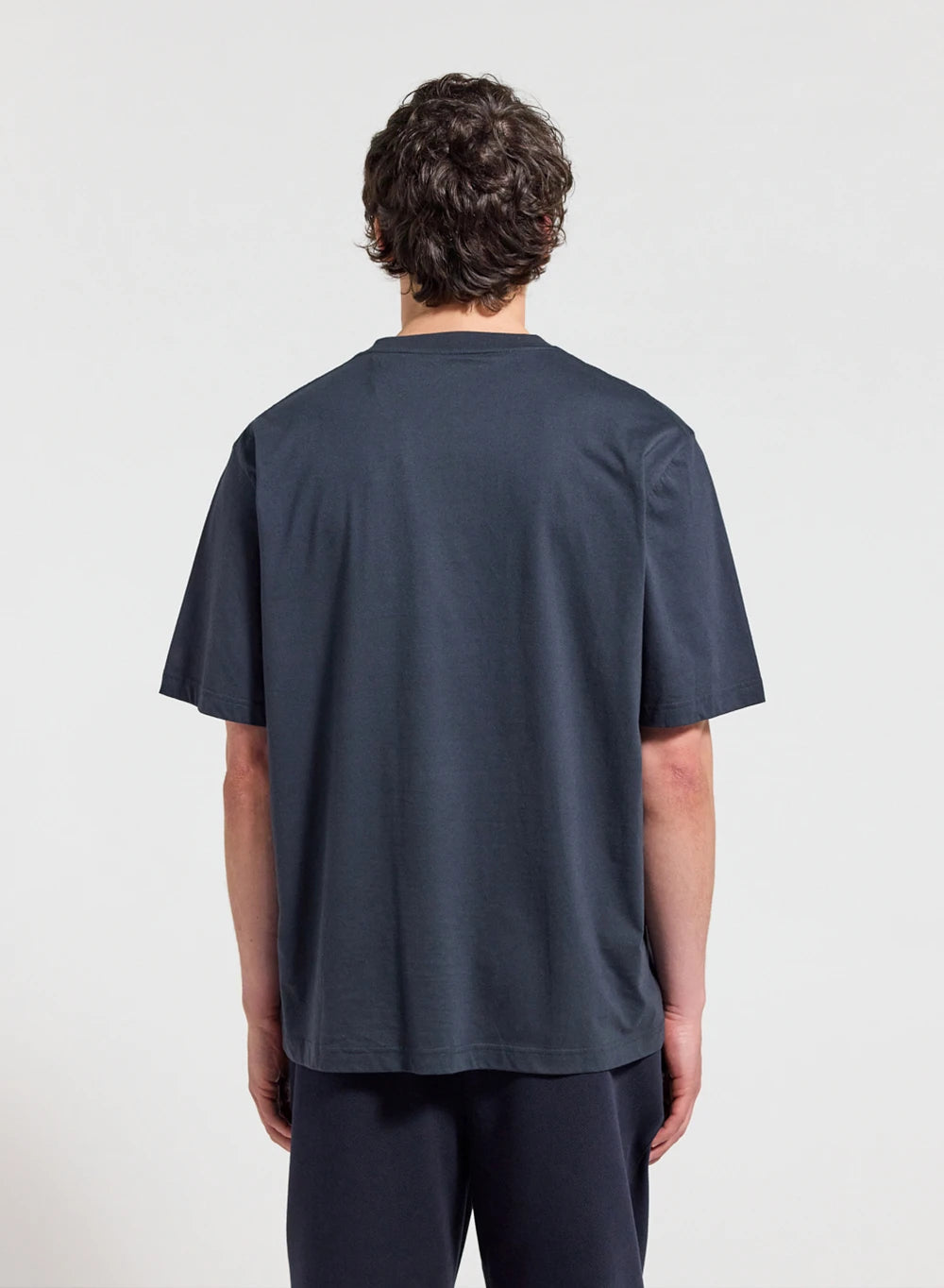 Unisex organic cotton t-shirt Pyrenex Classic navy blue