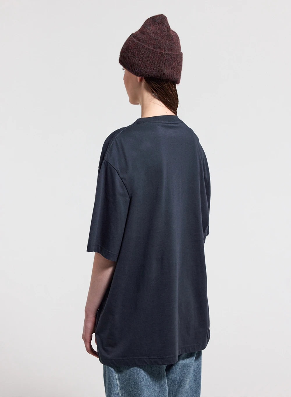 Unisex organic cotton t-shirt Pyrenex Classic navy blue