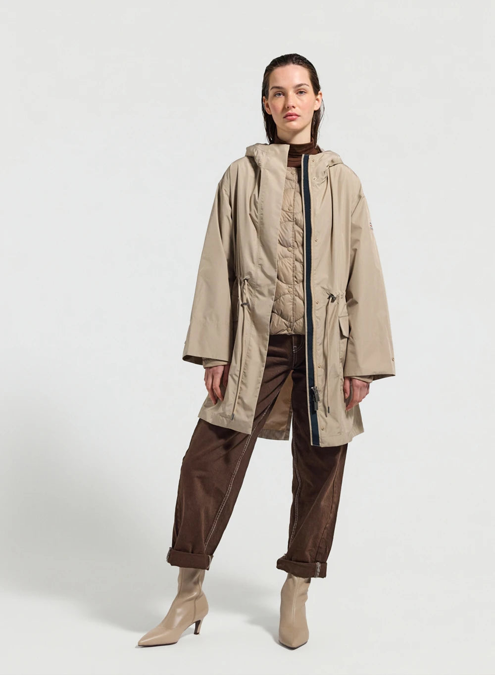 Women's waterproof Pyrenex Grace light beige
