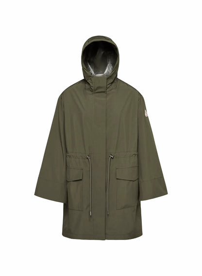 Pyrenex Grace dark khaki women's waterproof coat