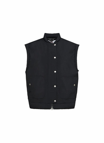 Lightweight sleeveless down jacket for women Pyrenex Ritzy black
