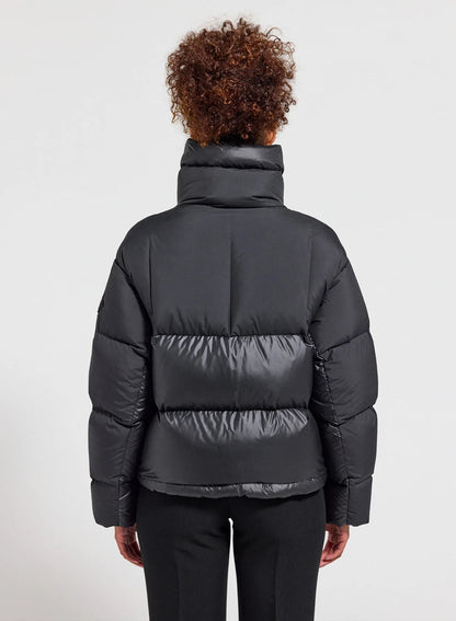 Short Pyrenex women's down jacket Cezy made in Saint Sever in black