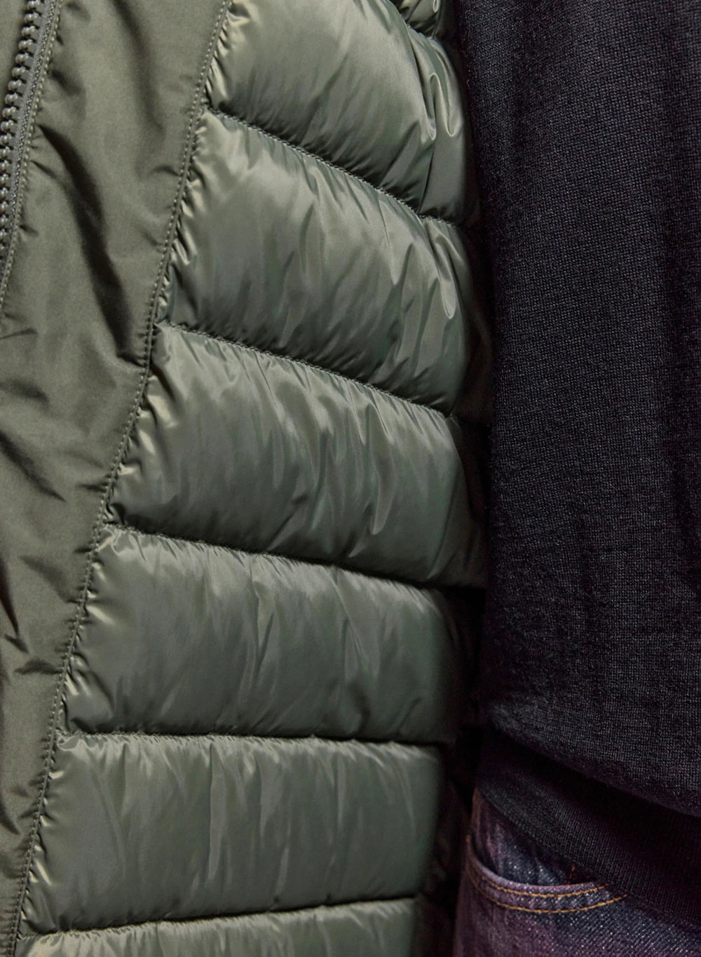 Pyrenex Easy khaki women's waterproof parka in natural down