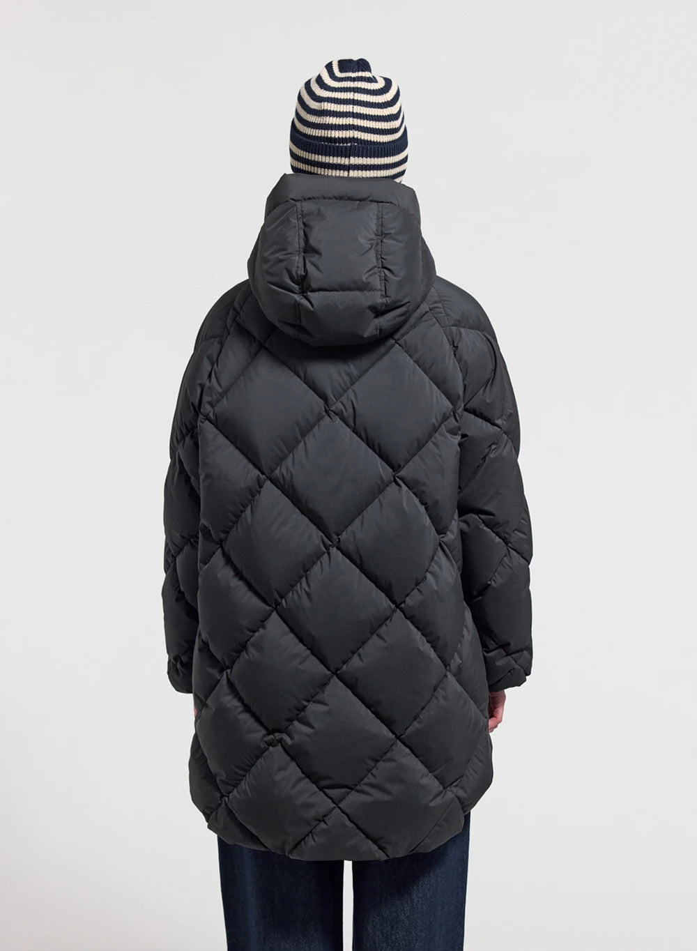 Pyrenex Adele Parka long hooded women's down jacket in black