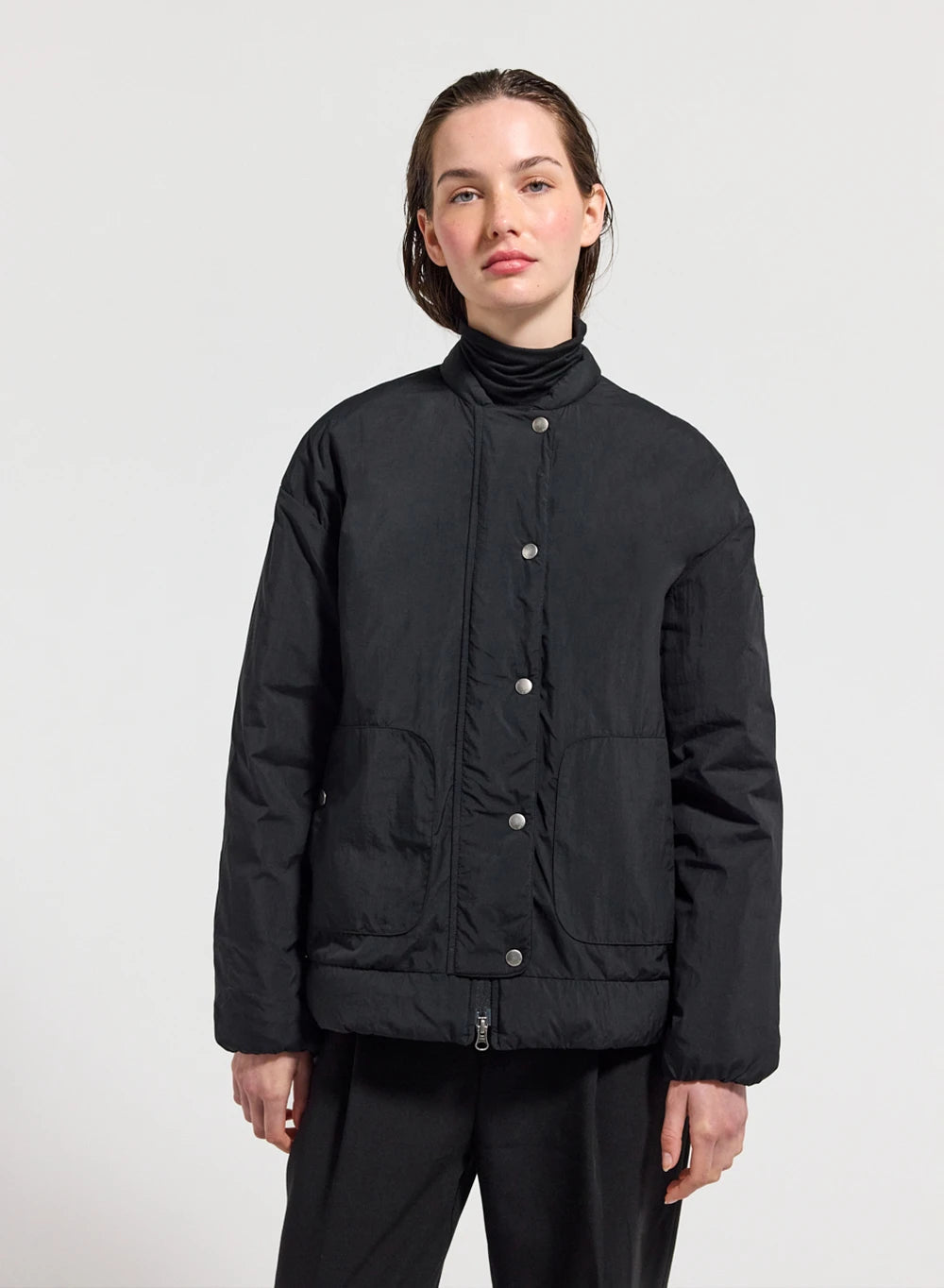 Pyrenex Ritzy black lightweight women's down jacket