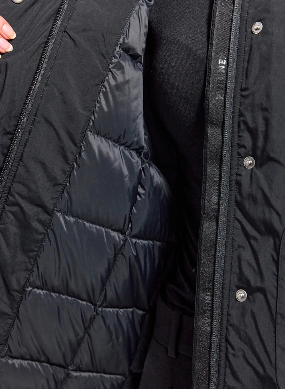Pyrenex Ritzy black lightweight women's down jacket