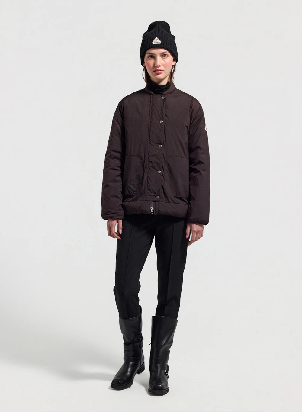 Pyrenex Ritzy dark brown women's lightweight down jacket