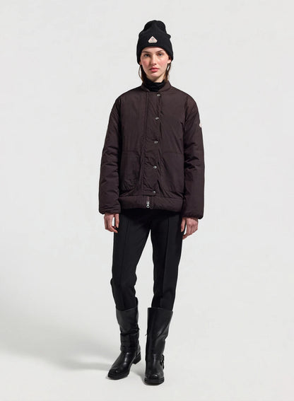 Pyrenex Ritzy dark brown women's lightweight down jacket