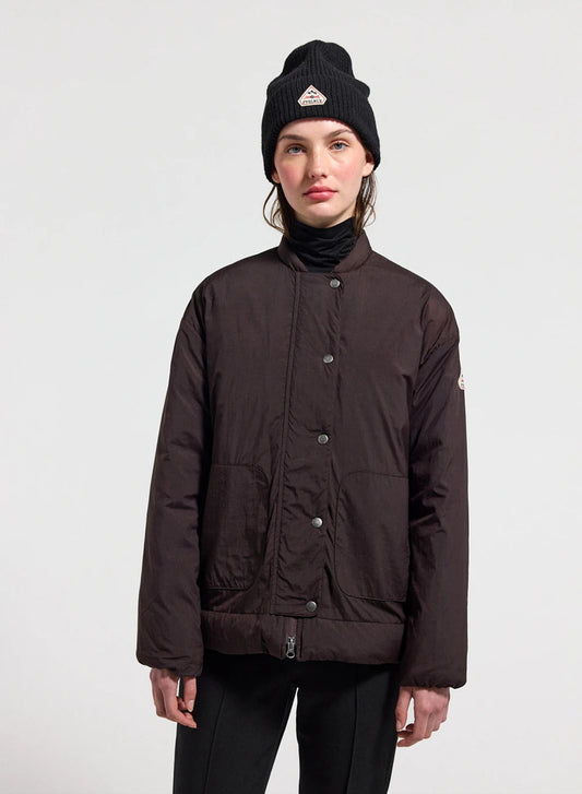 Pyrenex Ritzy dark brown women's lightweight down jacket