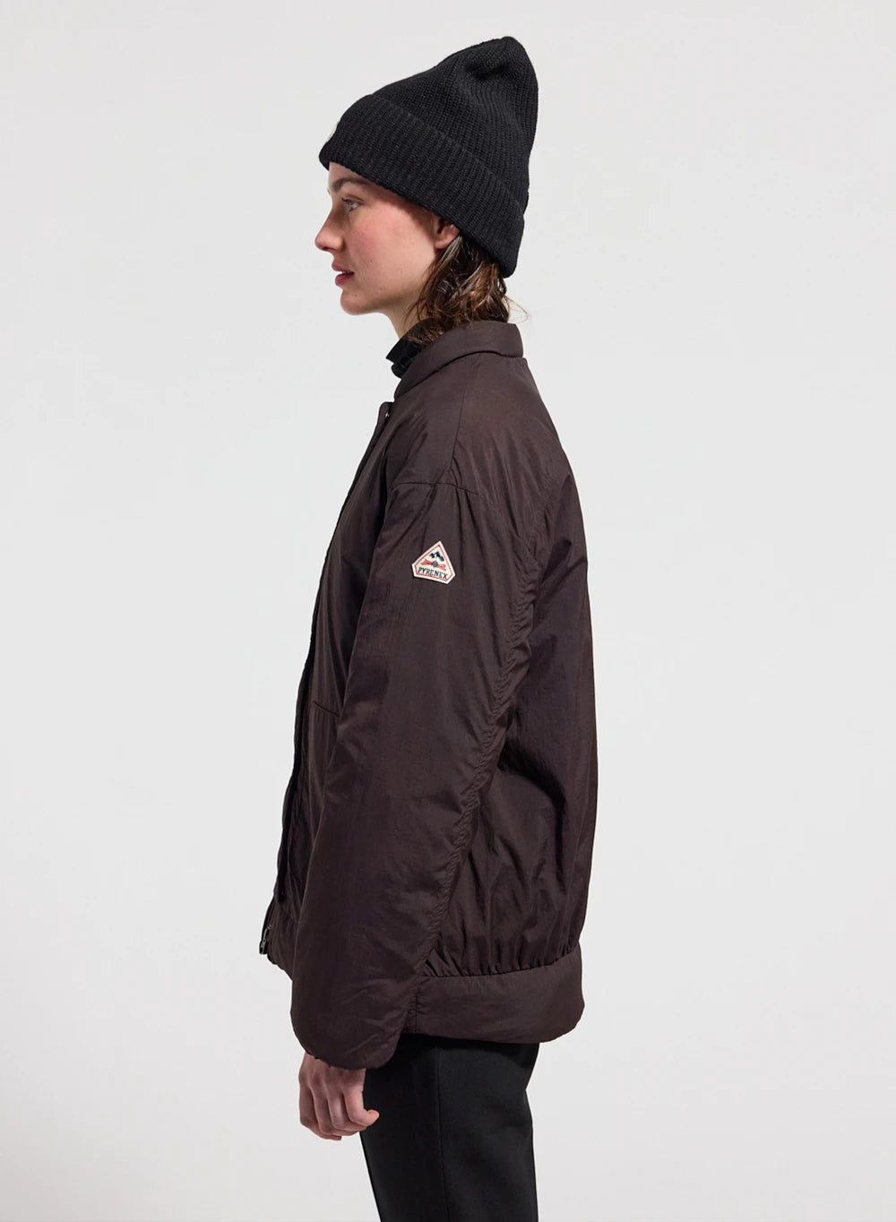 Pyrenex Ritzy dark brown women's lightweight down jacket