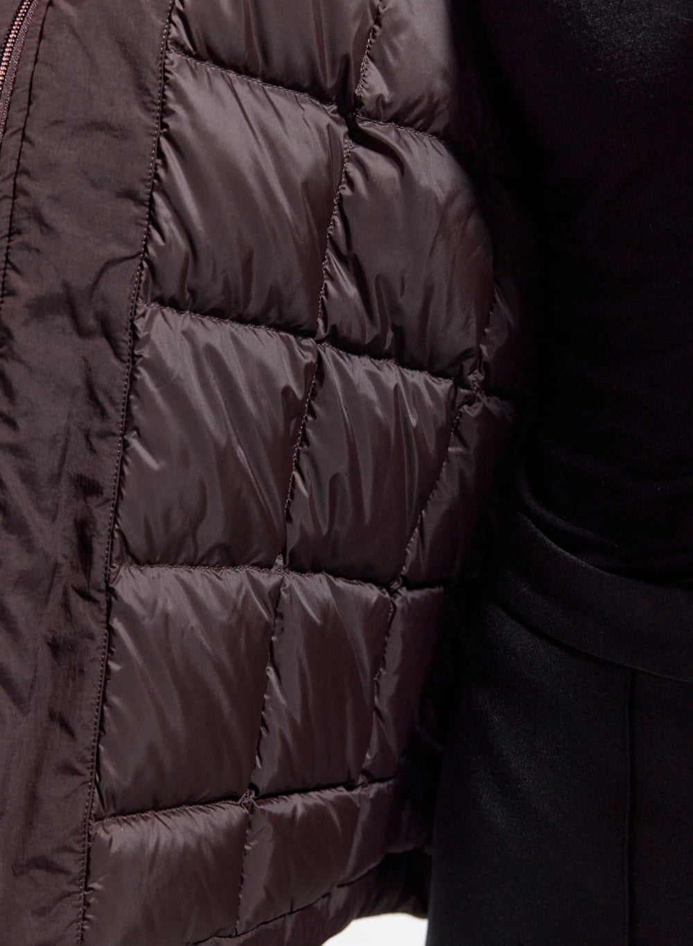 Pyrenex Ritzy dark brown women's lightweight down jacket