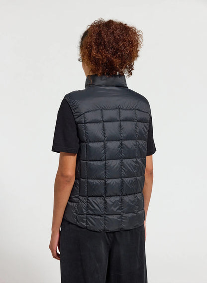 Pyrenex Sunray ultra-lightweight sleeveless women's down jacket in black