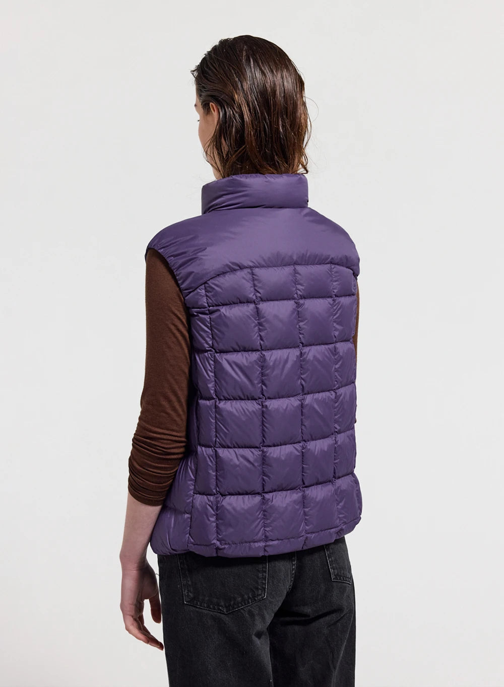 Ultra-lightweight sleeveless down jacket for women Pyrenex Sunray purple