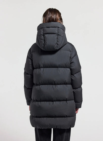 Mid-length Pyrenex women's down jacket Colibri made in Saint-Sever black