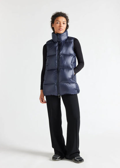 Women's sleeveless down jacket Pyrenex Tamara Amiral