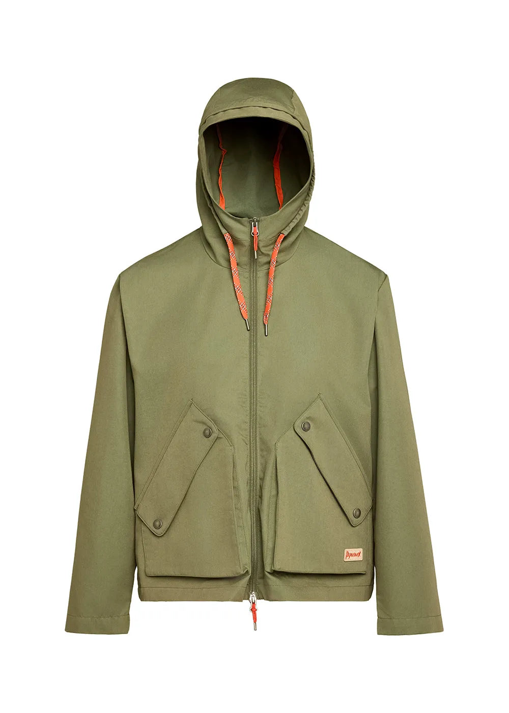 Women's lightweight hooded jacket Pyrenex Waterfall khaki