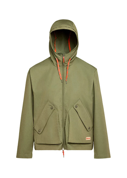 Women's lightweight hooded jacket Pyrenex Waterfall khaki