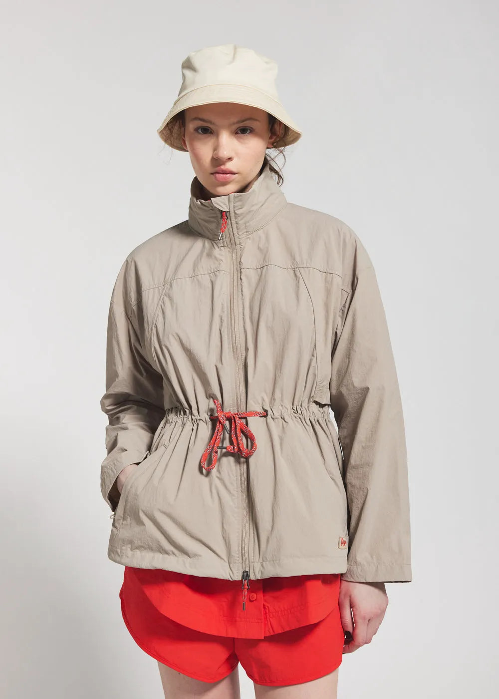 Pyrenex Climb short women's windbreaker beige