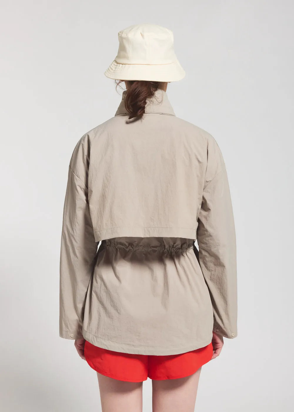 Pyrenex Climb short women's windbreaker beige