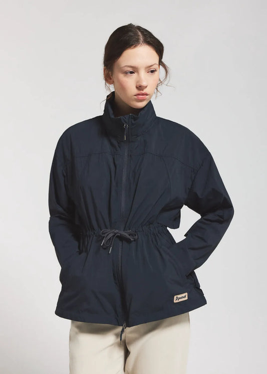 Pyrenex Climb short women's windbreaker in navy blue