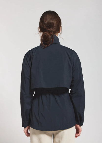 Pyrenex Climb short women's windbreaker in navy blue