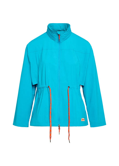 Short women's windbreaker Pyrenex Climb turquoise