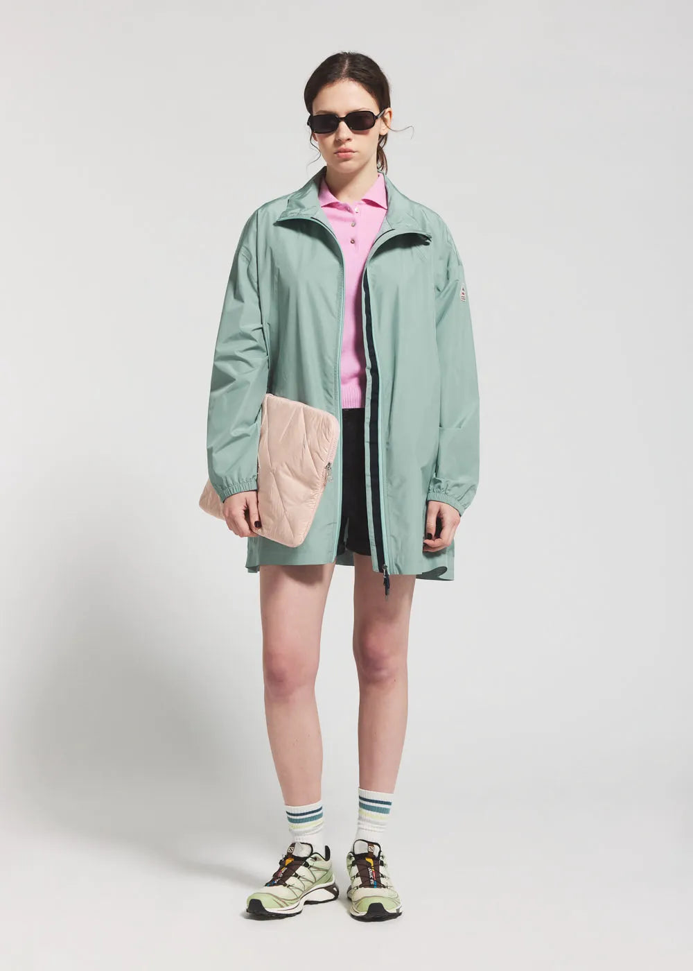 Women's waterproof jacket Pyrenex Magnesia water green