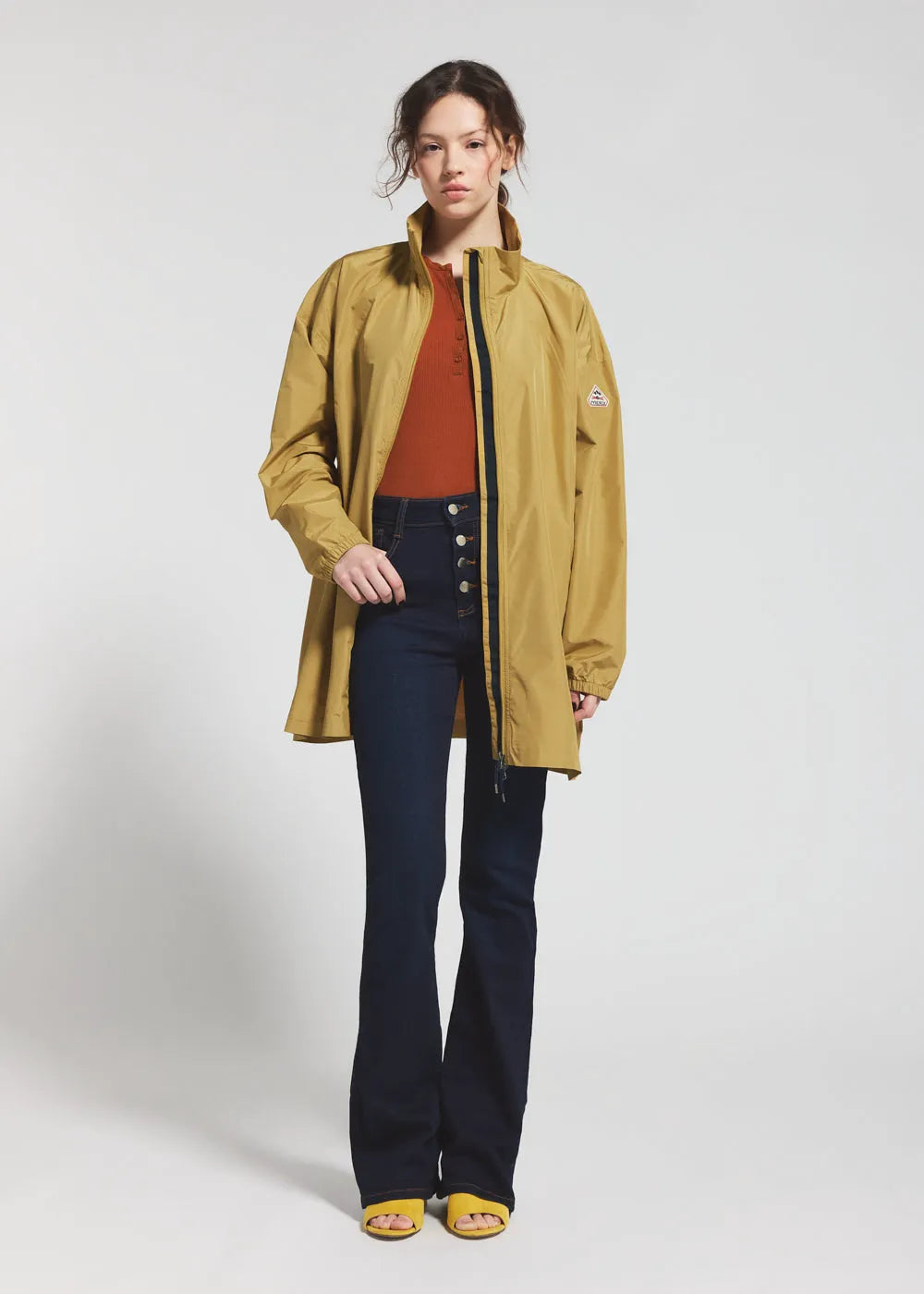 Pyrenex Magnesia yellow women's waterproof jacket