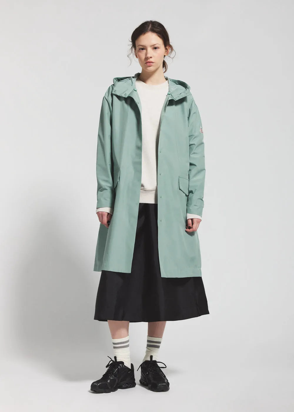 Pyrenex Meadow water green women's waterproof parka