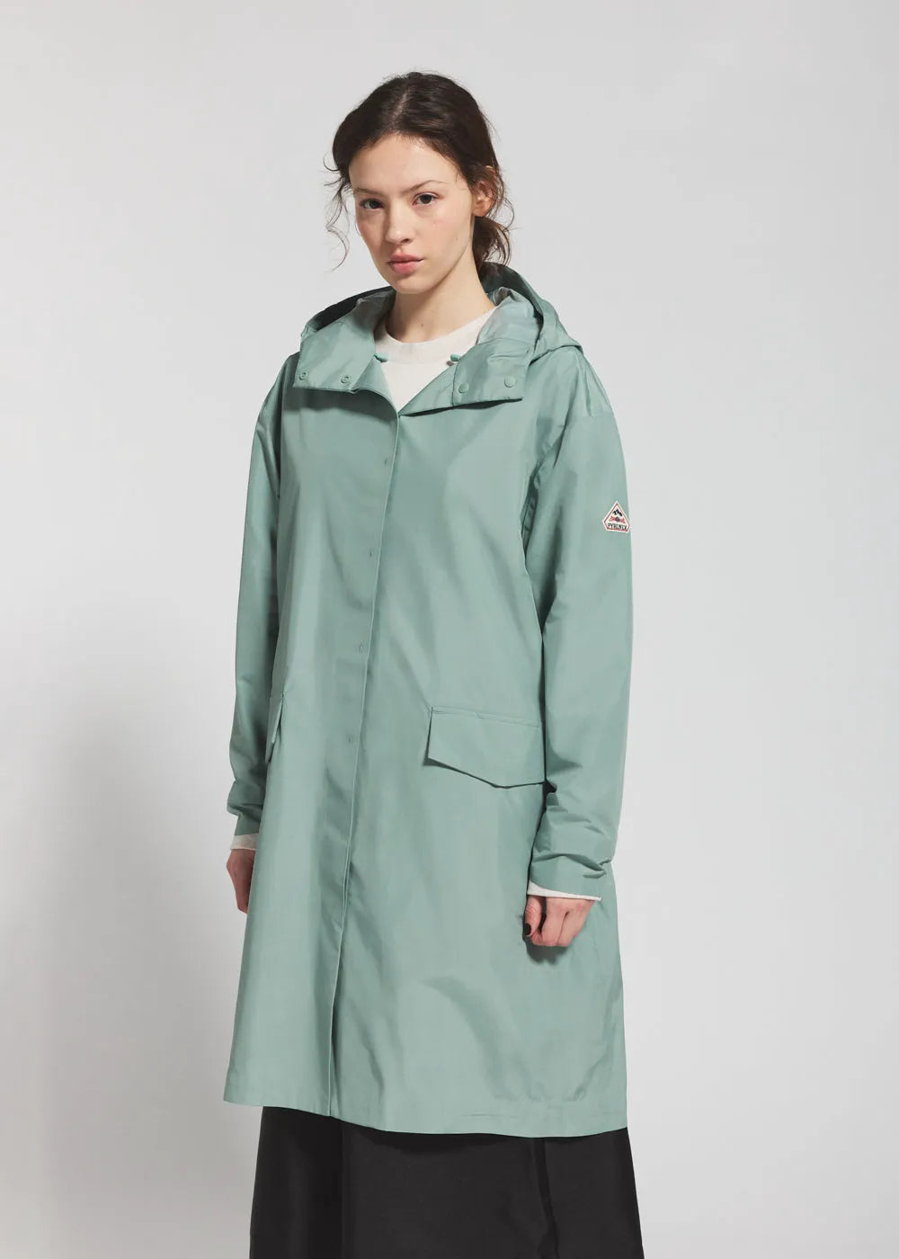 Pyrenex Meadow water green women's waterproof parka