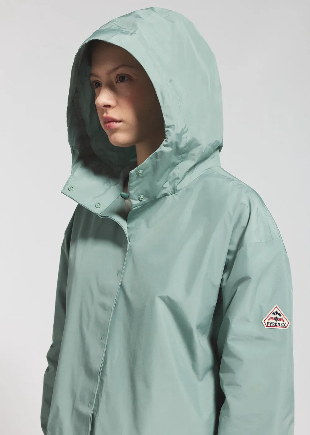 Pyrenex Meadow water green women's waterproof parka