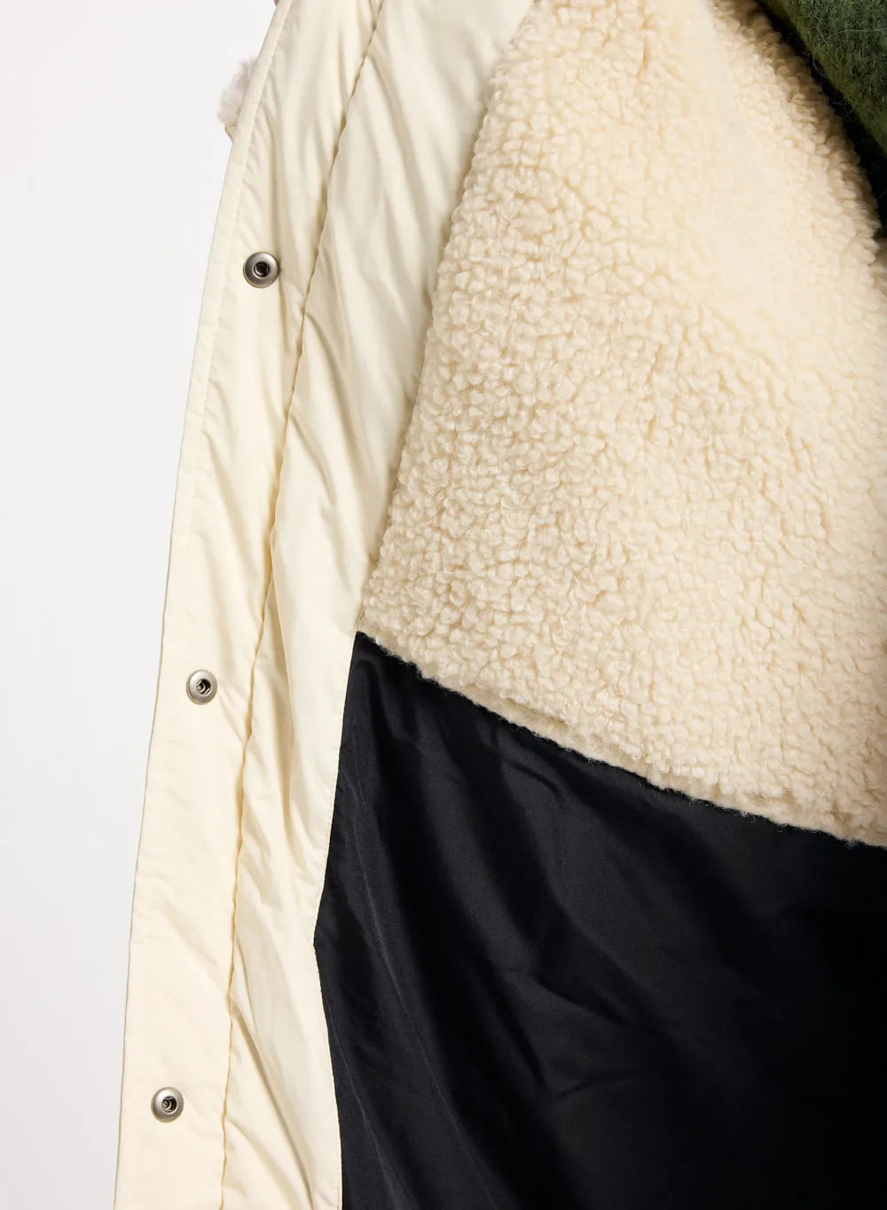 Long women's down jacket Pyrenex Blossom ivory