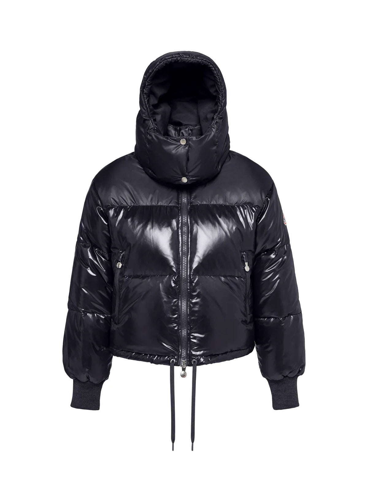 Short hooded down jacket for women Pyrenex Altic black