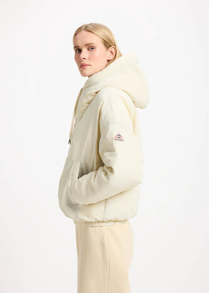 Pyrenex Attitude short down parka for women in ivory