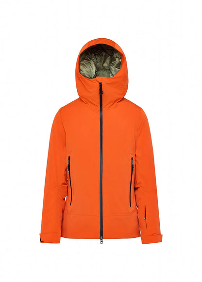 Pyrenex Nova women's down parka jacket orange