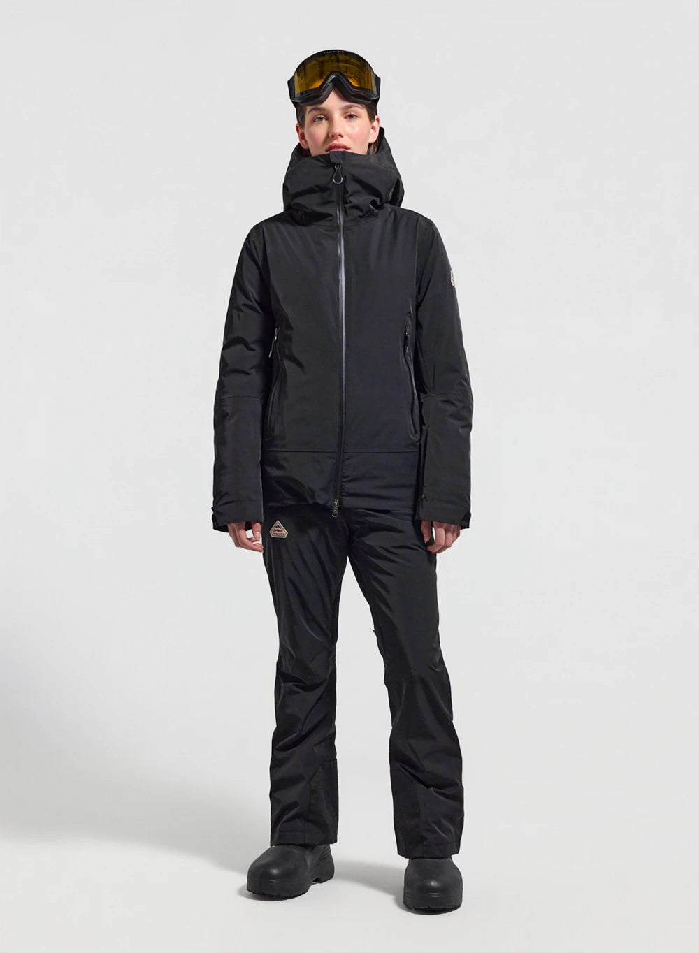 Down parka jacket for women Pyrenex Nova black