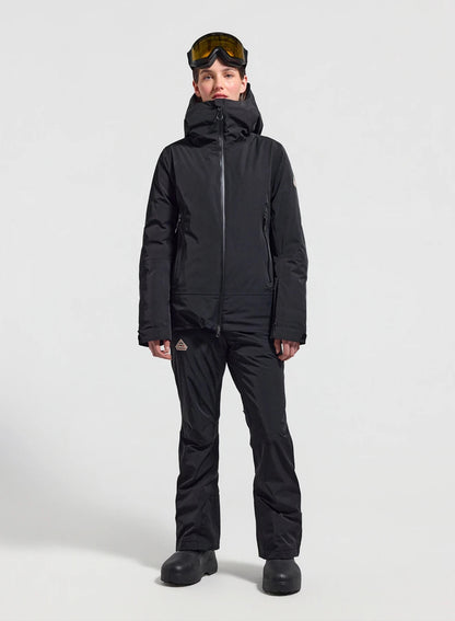 Down parka jacket for women Pyrenex Nova black