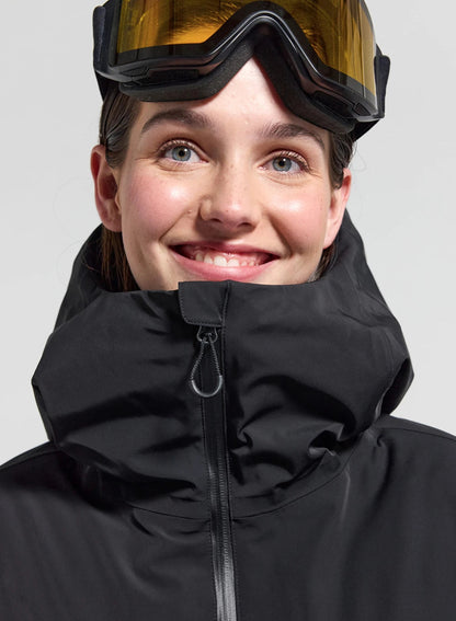 Down parka jacket for women Pyrenex Nova black