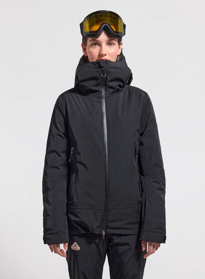 Down parka jacket for women Pyrenex Nova black