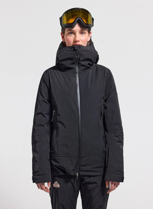 Down parka jacket for women Pyrenex Nova black