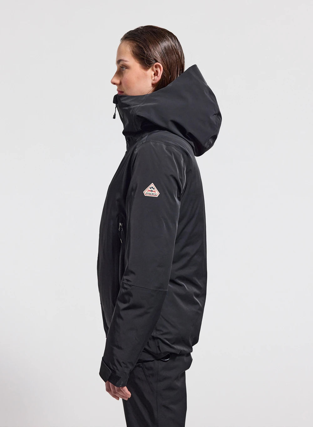 Down parka jacket for women Pyrenex Nova black