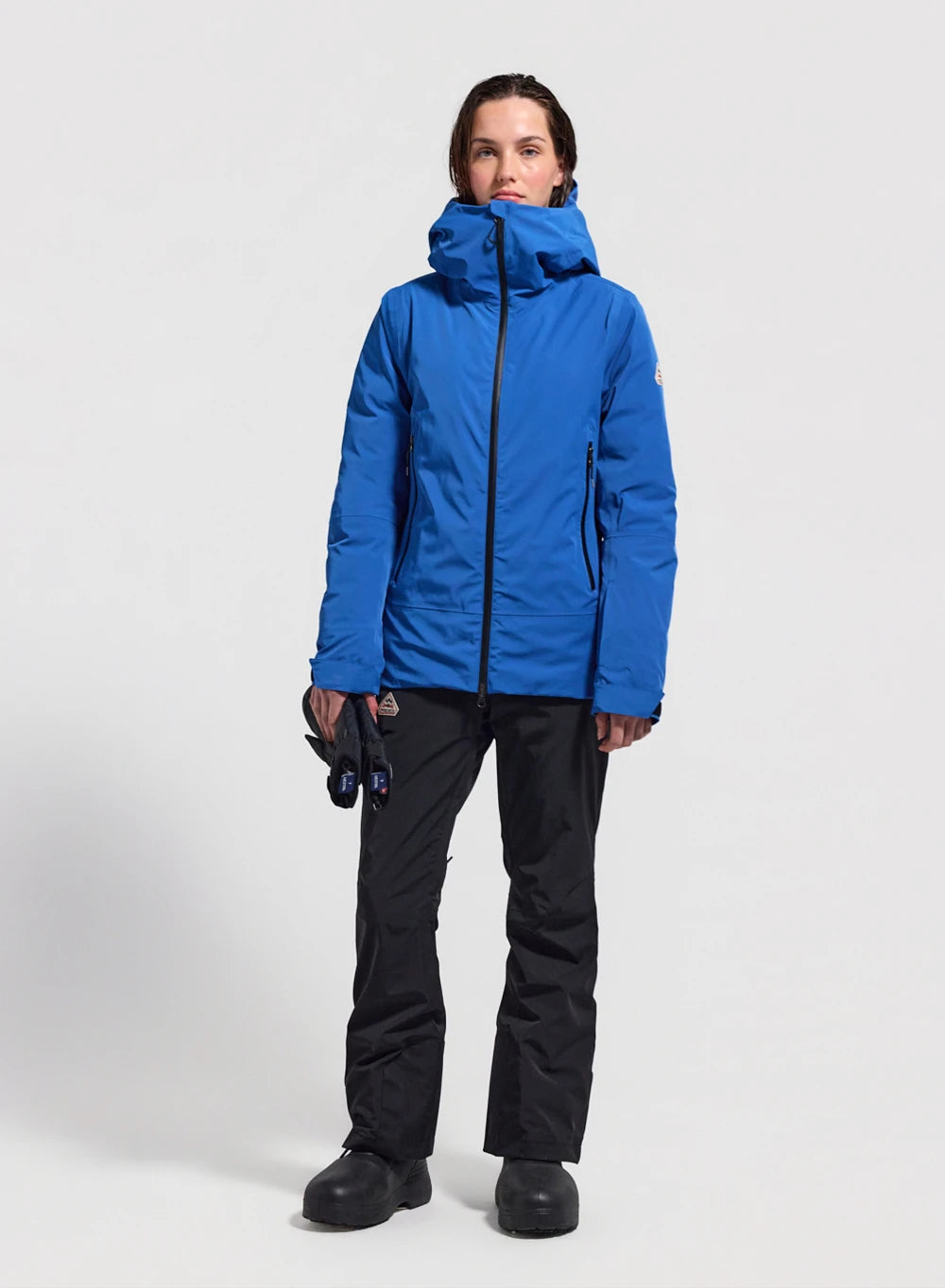Pyrenex Nova blue women's down parka jacket
