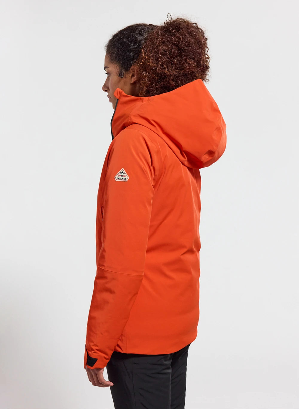 Pyrenex Nova women's down parka jacket orange