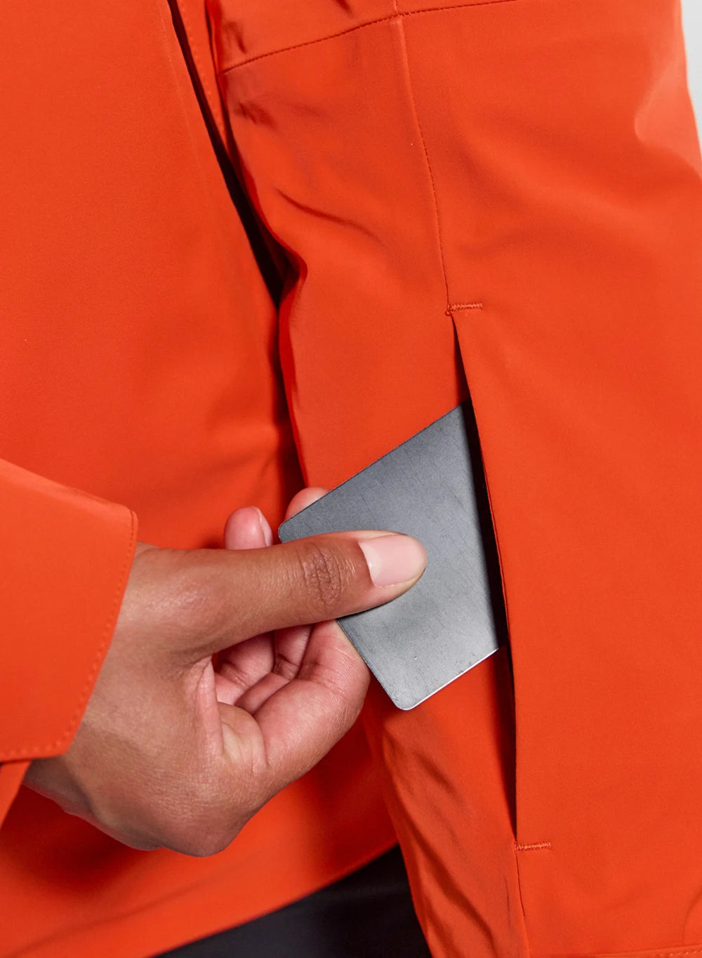 Pyrenex Nova women's down parka jacket orange