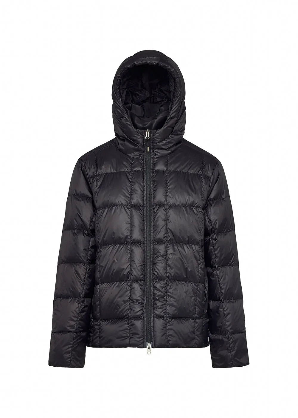 Lightweight hooded women's down jacket Pyrenex Bassia black