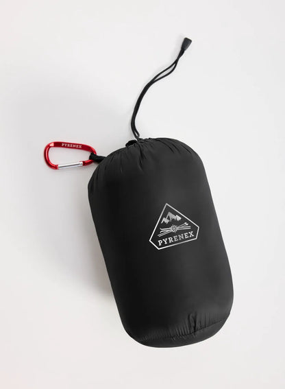 Lightweight hooded women's down jacket Pyrenex Bassia black