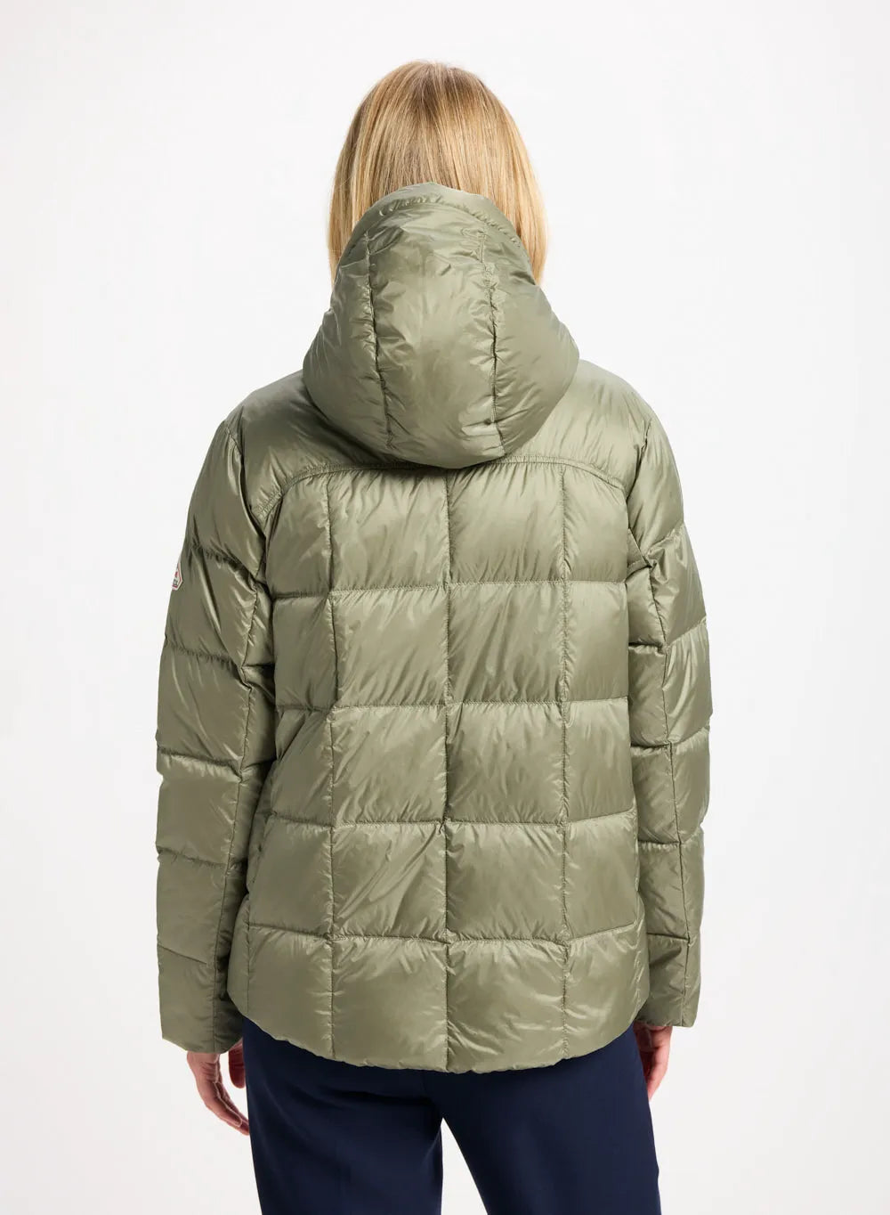 Pyrenex Bassia lightweight hooded women's down jacket khaki