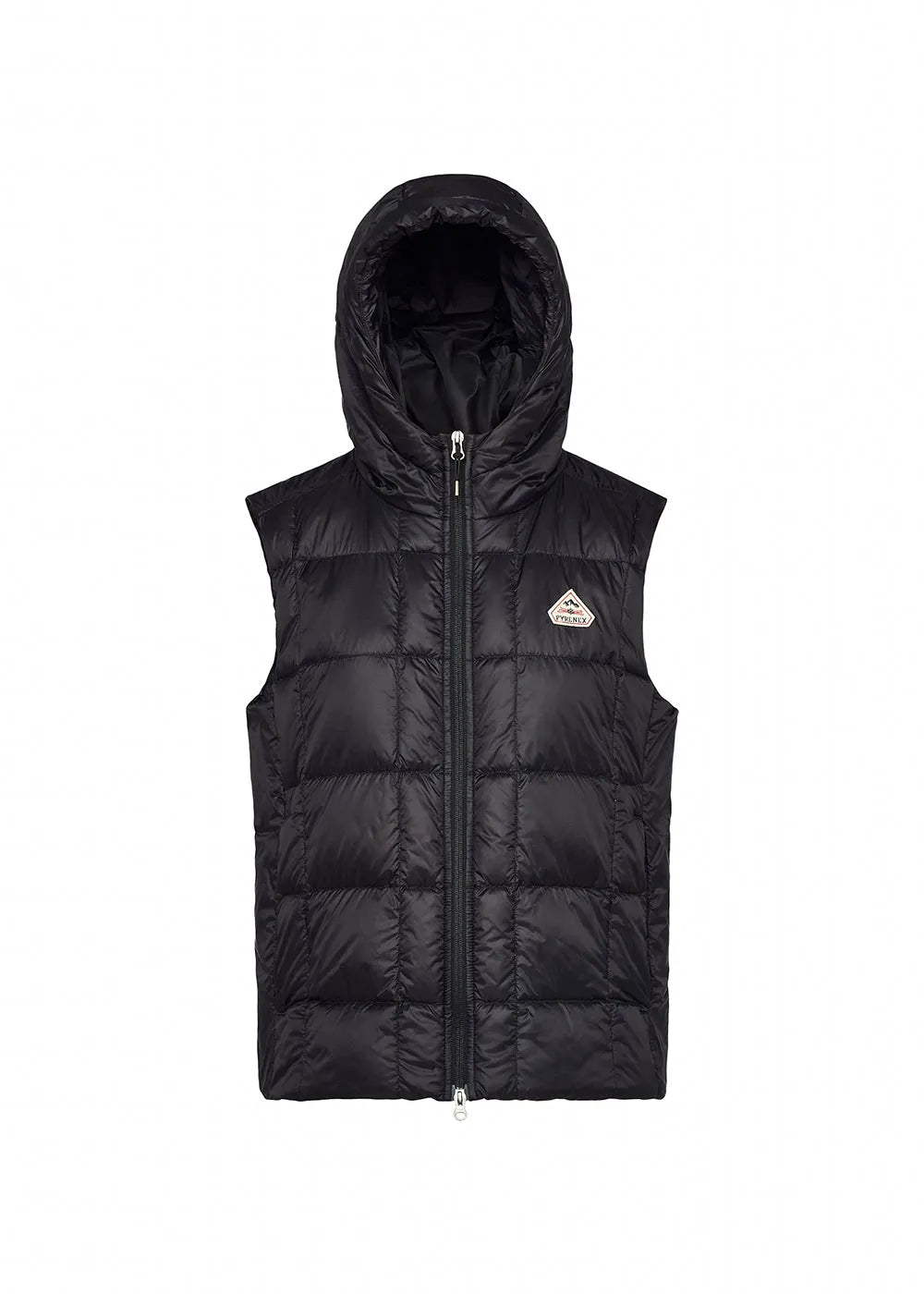 Lightweight sleeveless down jacket for women Bassia black